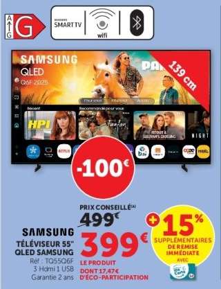 SAMSUNG TÉLÉVISEUR 55'' QLED
