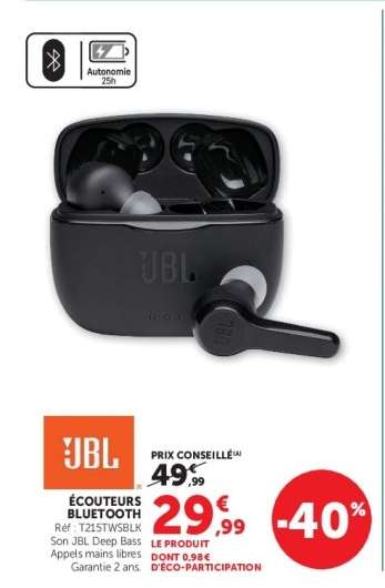 ÉCOUTEURS BLUETOOTH JBL