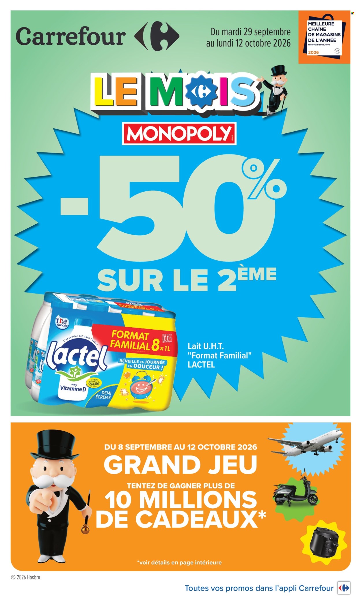 Catalogue Carrefour Hypermarchés - 29/09/2026 - 12/10/2026. Page 1
