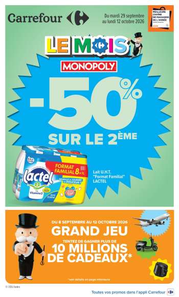 Catalogue Carrefour Hypermarchés - 29/09/2026 - 12/10/2026.