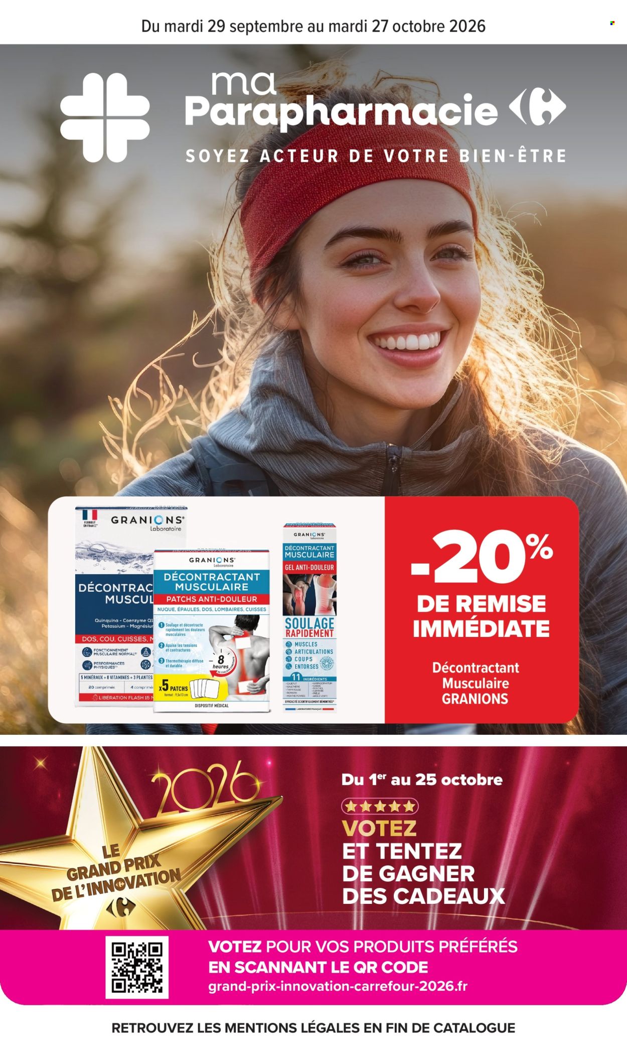 Catalogue Carrefour Hypermarchés - 29/09/2026 - 27/10/2026. Page 1