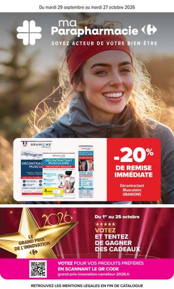 Catalogue Carrefour Hypermarchés - 29/09/2026 - 27/10/2026.