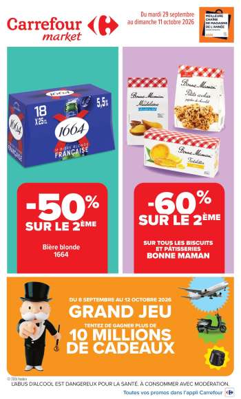 Catalogue Carrefour Market - 29/09/2026 - 11/10/2026.