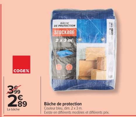 BÂCHE DE PROTECTION