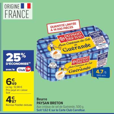 Beurre Paysan Breton