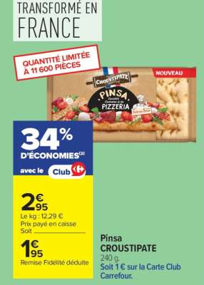 Pinsa CROUSTIPATE