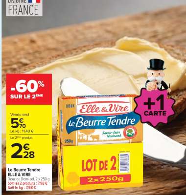 Le Beurre Tendre Elle & Vire