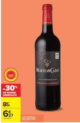 A.O.P. Bordeaux MOUTON CADET