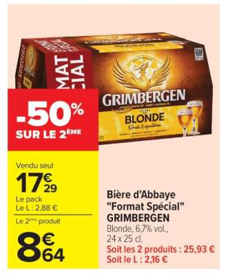 Bière d'Abbaye 'Format Spécial' GRIMBERGEN