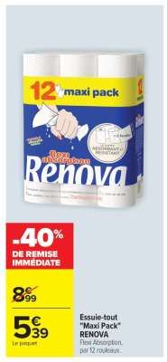 Essuie-tout 'Maxi Pack' RENOVA