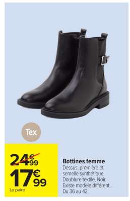 BOTTINES FEMME