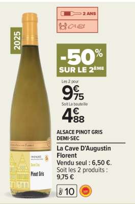 ALSACE PINOT GRIS DEMI-SEC