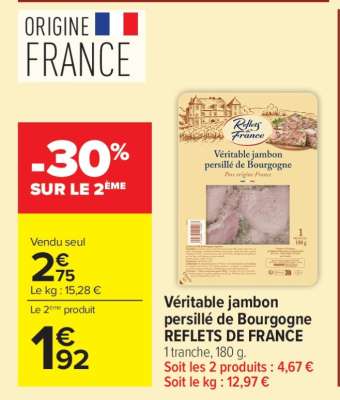 Véritable jambon persillé de Bourgogne REFLETS DE FRANCE