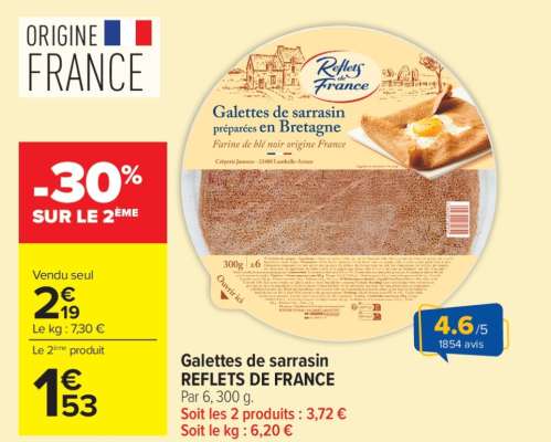 GALETTES DE SARRASIN REFLETS DE FRANCE