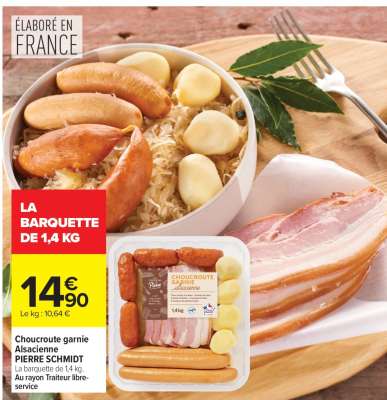 Choucroute Garnie Alsacienne 'Pierre Schmidt'
