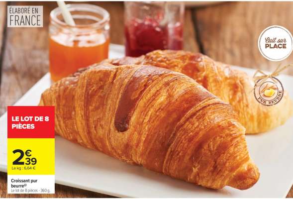 Croissant pur beurre