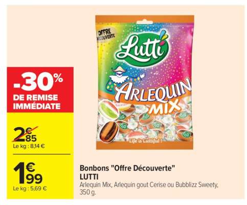 Bonbons "Offre Découverte" LUTTI