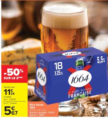Bière Blonde 1664