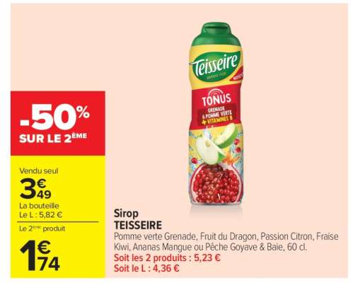 Sirop "Teisseire"
