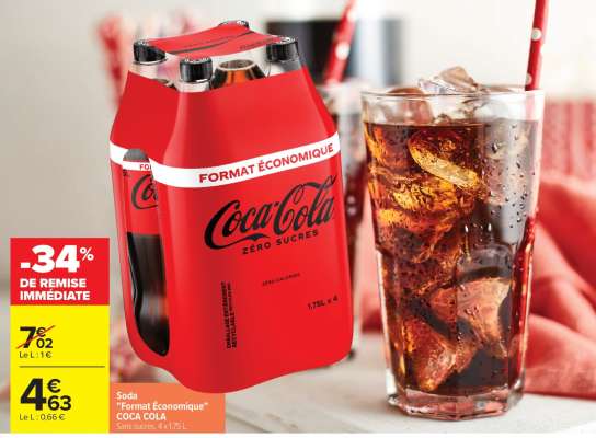 Soda "Format Économique" COCA COLA