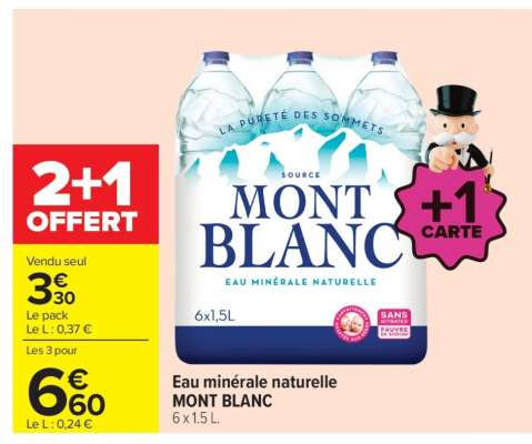 Eau Minérale Naturelle Mont Blanc