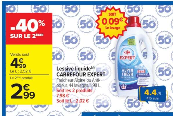 Lessive liquide CARREFOUR EXPERT