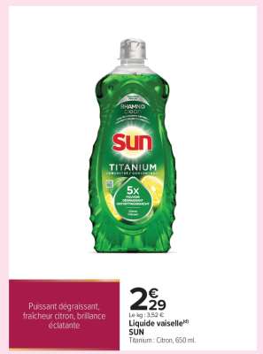 Liquide vaisselle SUN
