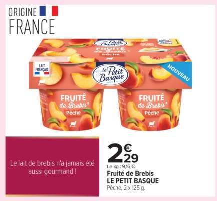 Fruité de Brebis LE PETIT BASQUE