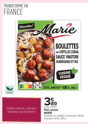 Plat Cuisiné Marie