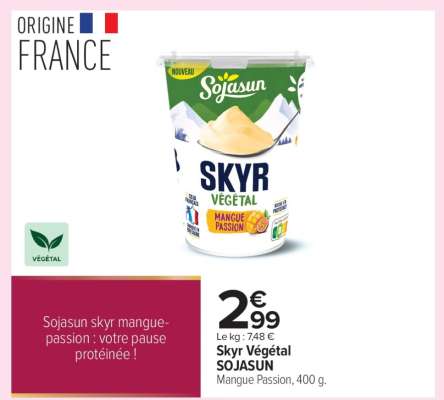 Skyr Végétal SOJASUN