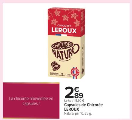 Capsules de Chicorée LEROUX