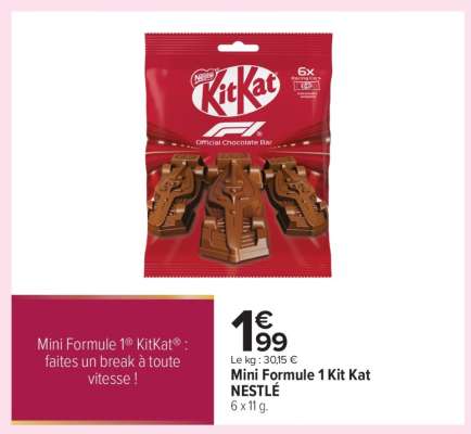 Mini Formule 1 Kit Kat NESTLÉ
