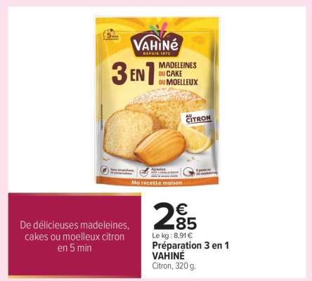 Préparation 3 en 1 VAHINÉ