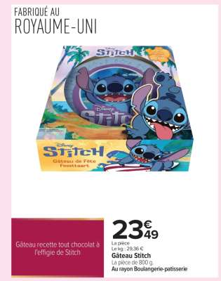 Gâteau Stitch