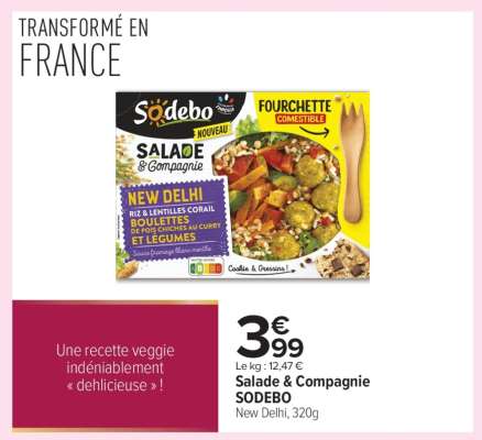 Salade & Compagnie Sodebo