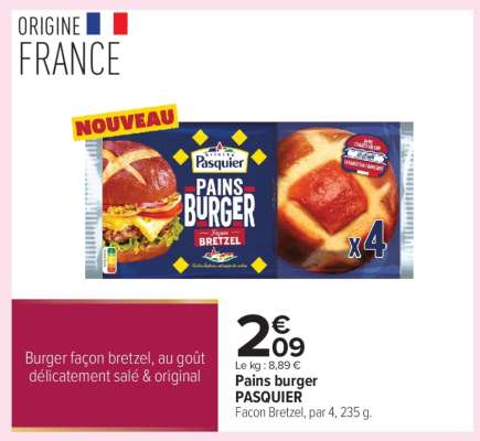 PAINS BURGER “PASQUIER”