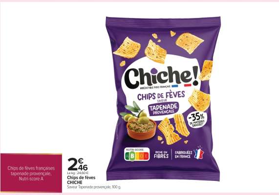 Chips de fèves CHICHÉ