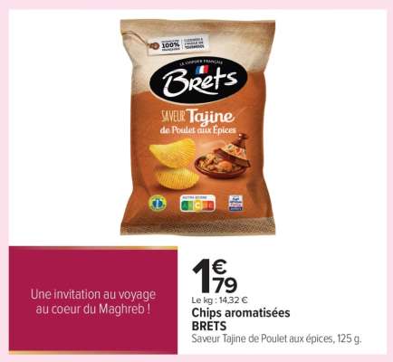 Chips aromatisées BRETS