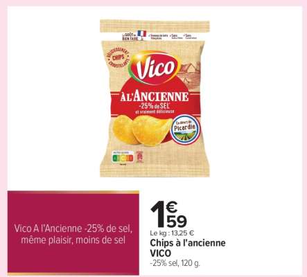 Chips à l'ancienne VICO