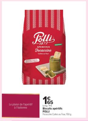 Biscuits apéritifs POLLI