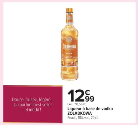 Liqueur à base de vodka ZOLADKOWA
