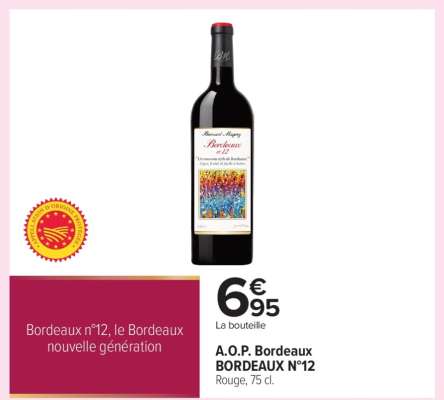 A.O.P. Bordeaux BORDEAUX N°12