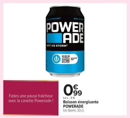 Boisson énergisante POWERADE