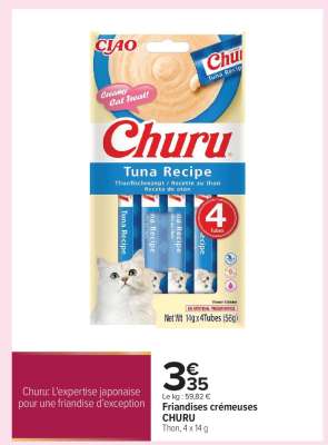 Friandises crémeuses CHURU