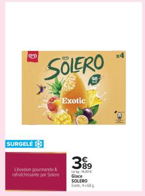 Glace SOLERO