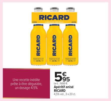 APÉRITIF ANISÉ “RICARD”