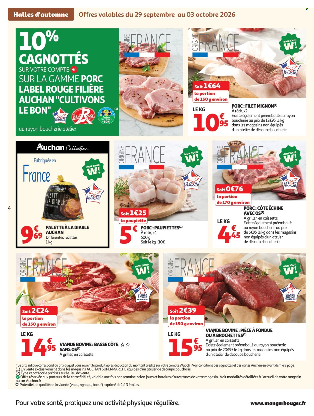 Catalogue Auchan - 29/09/2026 - 10/10/2026. Page 4
