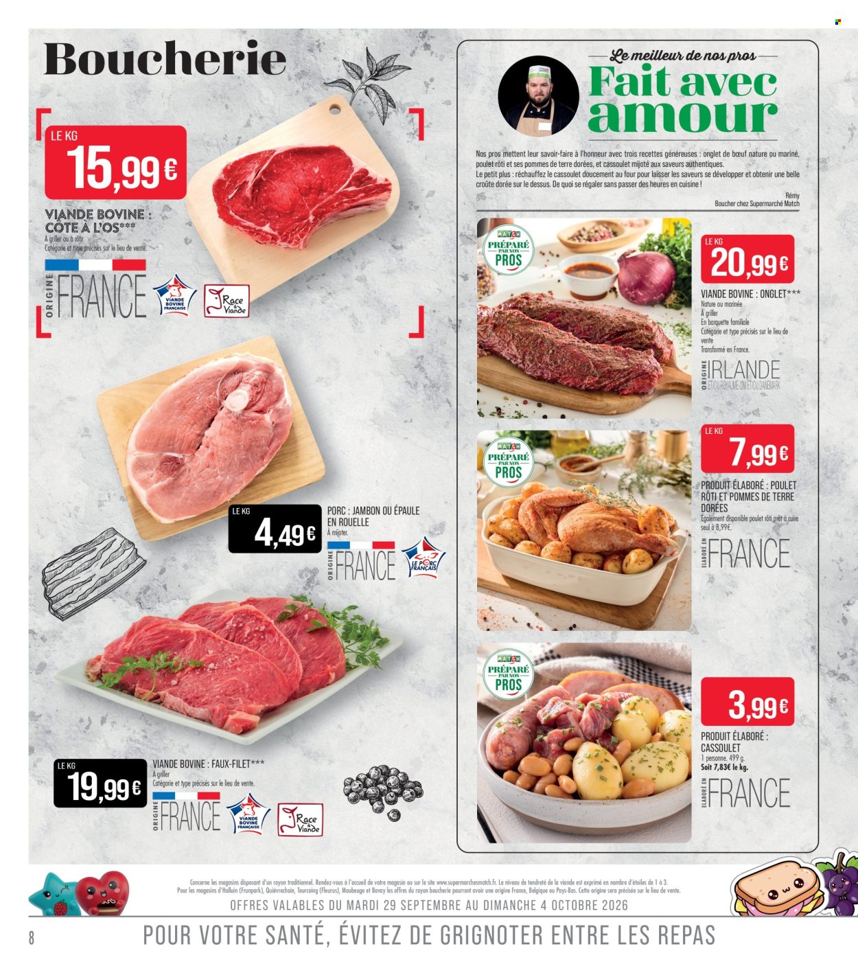 Catalogue Supermarché Match - 29/09/2026 - 10/10/2026. Page 8