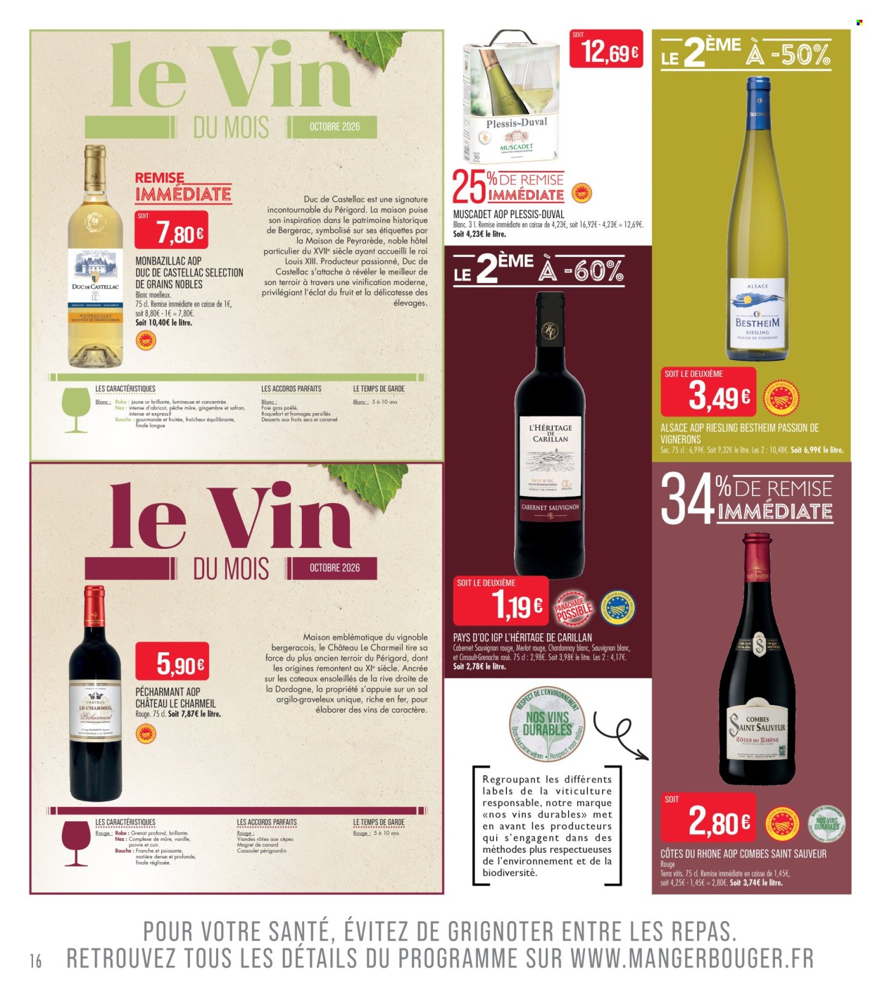 Catalogue Supermarché Match - 29/09/2026 - 10/10/2026. Page 16