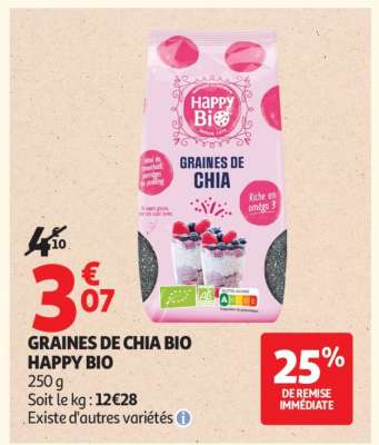 Graines De Chia Bio Happy Bio